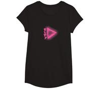 Ed Sheeran Play Logo Stacked Maglietta, Ragazze, Nero, XS