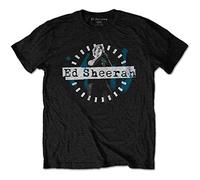 Ed Sheeran - T-Shirt # L Unisex Black # Dashed Stage Photo