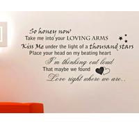 Ed Sheeran - Thinking Out Loud Lyrics - Vinile Adesivo Decal Trasferimento