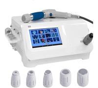 ED Shock Wave Machine, massaggiatore per fisioterapia ED con 5 testine massaggianti, intensità di lavoro 0,5-8 bar, 12 modalità funzionali, promuove la circolazione sanguigna, allevia il dolore,