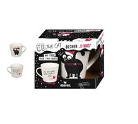 Ed the Cat Tazza in Ceramica Natalizia Multicolore 027549