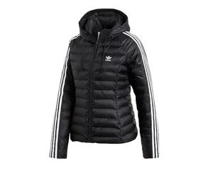 ED4784 Adidas Giacca Slim da Donna Nera Sport Giacca da Ginnastica Giacca...