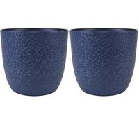 EDA - Coprivaso Opale Ø 18,5 cm - Blu Profondo (Confezione da 2)