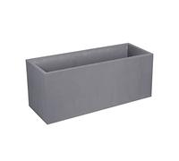 EDA Jardiniere Volcania - 99,5 x 39 x 43 cm - 98 L - Gris galet