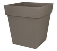 Toscana Pot Square Eda - 50 cm - 87 L - Taupe
