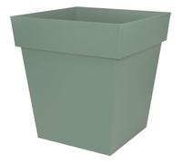 Eda Plastique Eda Plastique - Vaso Quadrato Tuscany - 50 Cm - 87 L - Verde Allor