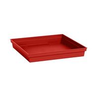 EDA Plastiques, Sottovaso Toscana quadrato, rif. 13626 BL, 32.6 x 32.6 cm