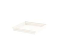 EDA Plastiques - Sottovaso Toscana Quadrato, RIF. 13626 BL SX3, 32.6 x 32.6 cm