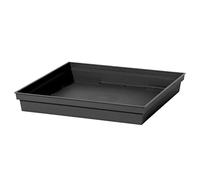 EDA Plastiques - Sottovaso Toscane Quadrato, RIF. 13644 BL SX6, 26,7 x 26,7 x 3,8 cm