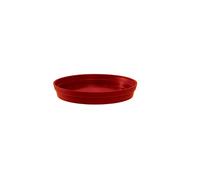 EDA Plastiques Toscane piattino diam 18,5 cm, Toscane, Rosso Rubino, 18,5 x 18,5 x 3,6 cm, 13616 R. RU SX6