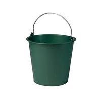 EDA Secchio agricolo 13 L - in plastica con Manico in Metallo - Ø 32 x H 27 cm - Verde