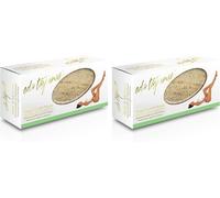 Eda Taspinar Dry Brush Natural Horsehair Anti-Cellulite: Magic Touch per gambe perfette e corpo - Esfolia, migliora la funzione linfatica, pelle più morbida in poche settimane, 2 pennelli