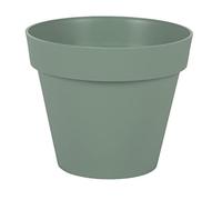 EDA - Vaso da fiori rotondo Toscana Ø 20 cm - Volume 3 L - Ø 20 x H.17 cm - Verde alloro