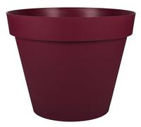 EDA Round Flower Jar Tuscany Ø 60 cm - Volume 76 L - Ø 59 X H.47 cm - Borgogna rosso