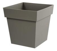 Vaso EDA Tuscan Taupé polipropilene Quadrato 39 x 39 x 39 cm