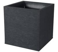 Vaso quadrato EDA Graphite - 39 x 39 x 43 cm - 31 L - Grigio antracite