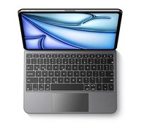 edaiser Custodia Magic Keyboard per Apple iPad Air 11" (M3-M2) 2025 e iPad Air 5/4a generazione e iPad Pro 11" (4a - 1st): tastiera wireless in lega di alluminio con trackpad multi-touch