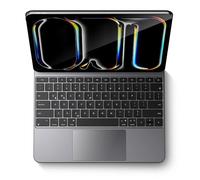 edaiser Magic Keyboard Case per Apple iPad Pro 13" M4 2024: tastiera wireless in lega di alluminio con trackpad multi-touch retroilluminato RGB