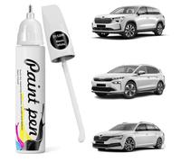 Edantas Penna per ritocchi auto compatibile con Sokda (Moon White (2Y/LS9R | Riparazione della vernice per auto, facile e veloce per Elroq/Enyaq/Fabia/Kamiq/Karoq/Kodiaq/Octavia/Scala/Superb