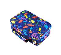 EDATOFLY 72 slots Astuccio Matite, Ampia Capacità Borsa per Cancelleria Porta Penne Tasca Custodia Organizzatore Borsa Cancelleria per Teenager, Studenti e Artisti (Oceano Blu)