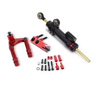 EDAUZVFR Ammortizzator Manubrio Moto Compatibile con Ducati per Hypermotard 950 SP RVE 2019-2023 Moto Ammortizzatore di Sterzo Staffa Stabilizzatore Kit di Montaggio
