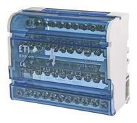 EDB-411 BLOCCO DISTRIBUZIONE 125A 4X (7X FI5.3), 4X 001102304