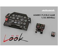 EDB634001 Eduard Brassin look 1: 32 - p-51d-5 Mustang (Revell) Kit, vari.