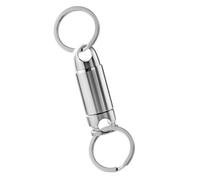 EDC - Connettore portachiavi a doppia estremità, portachiavi girevole a 360° in titanio TC4 Moschettone porta chiave auto per festa regalo, accessorio fai da te, campanello eolico, metallico
