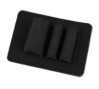 EDC EDC EDC Organizer Patch elastica con chiusura in , organizer per borse, torcia e accessori di fissaggio per zaino, borsa, gancio e passante (nero)