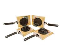 Edco - Padella mini padella, 12 cm, colore: Nero