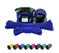 EdcX 2 mm Nylon Paracord 275 (15, 30, 50 And 100 m)- 100% Nylon Rope, 3-Strand Cord, Nylon Cord 2 mm in Many Colours (Turquoise, 15 m)