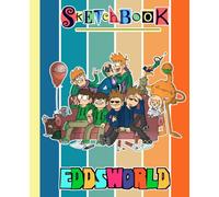 Edd-sworld's Sketchbook For Fan Kids, Teens & Adults: A Cool Notebook for Sketching and Note | Thick 100 Blank Pages for Drawing, Writing | Gift Idea For Any Occasion | 7.5 x 9.25 Inches