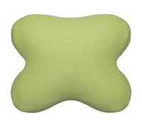 Edda Lux Federa adatta al Tempur Ombracio cuscino, 60/56 x 50/48 cm, in morbido jersey 100% cotone per cuscino ergonomico a forma di farfalla, Olivo