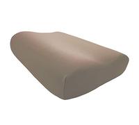 Edda Lux Federa adatta al Tempur Shape cuscino S, M e L, 50 x 31 cm, in morbido jersey di 100% cotone per guanciali da collo, Caramella Toffee