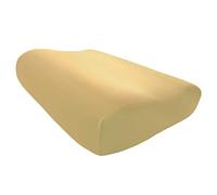 Edda Lux Federa adatta al Tempur Shape cuscino S, M e L, 50 x 31 cm, in morbido jersey di 100% cotone per guanciali da collo, Curry