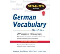 Edda Weiss Christine Effertz Lois Feuerl Schaum's Outline of German (Tascabile)