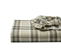 Eddie Bauer Biancheria da Letto in Flanella di Cotone Caldo e Traspirante con Tasche Profonde, Spazzolata per Una Maggiore Morbidezza, Arredamento Accogliente per la casa, Certificato Oeko-Tex, Plaid