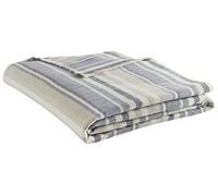 Eddie Bauer Blanket Coperta in 100% Cotone, Leggera e Traspirante, Lavabile in Lavatrice, Facile da Pulire, Strisce Blu, Queen