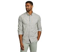 Eddie Bauer Camicia a Maniche Lunghe Voyager Flex da Uomo, Bianco Sporco, L