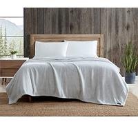 Eddie Bauer | Coperta super morbida e accogliente, leggera, stagioni, ultra morbida peluche poliestere, grigio, regina