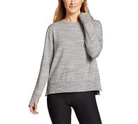 Eddie Bauer Felpa da Donna ENLIVEN - Meliert, Schneeweiß, M