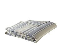 Eddie Bauer Herringbone Coperta, Blue Stripe, Coppia