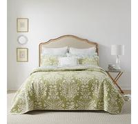 Eddie Bauer Laura Ashley Rowland Collection Set Trapunta, Cotone, Salvia, Full/Queen, 3 unità