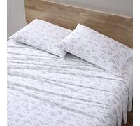 Eddie Bauer Lenzuola doppie, set di biancheria da letto in percalle di cotone, 3 pezzi, decorazione per la casa fresca (grigio fumo orso campeggio, twin)