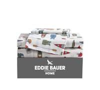 Eddie Bauer - Lenzuola per letto king size, percalle di cotone, decorazione per la casa fresca e fresca (Kayak Adventure, King)