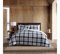 Eddie Bauer Lewis Plaid Comforter Set, Navy, Full/Queen