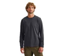 Eddie Bauer Men's Legend Wash Cotton Long-Sleeve Classic T-Shirt, Midnight Navy, X-Large, Tall