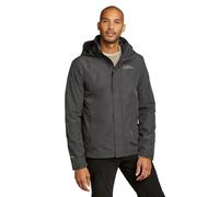 Eddie Bauer Men's Packable Rainfoil Jacket, Waterproof, Dark Smoke, X-Large