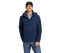 Eddie Bauer Men's Packable Rainfoil Jacket, Waterproof, Medium Indigo, Medium, Tall