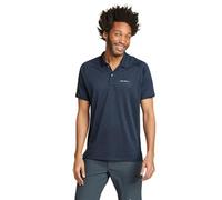 Eddie Bauer Men's Resolution Pro Short-Sleeve Polo Shirt 2.0, Med Indigo Regular